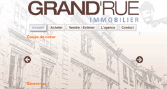 Desktop Screenshot of grandrueimmobilier.fr