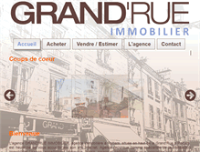 Tablet Screenshot of grandrueimmobilier.fr